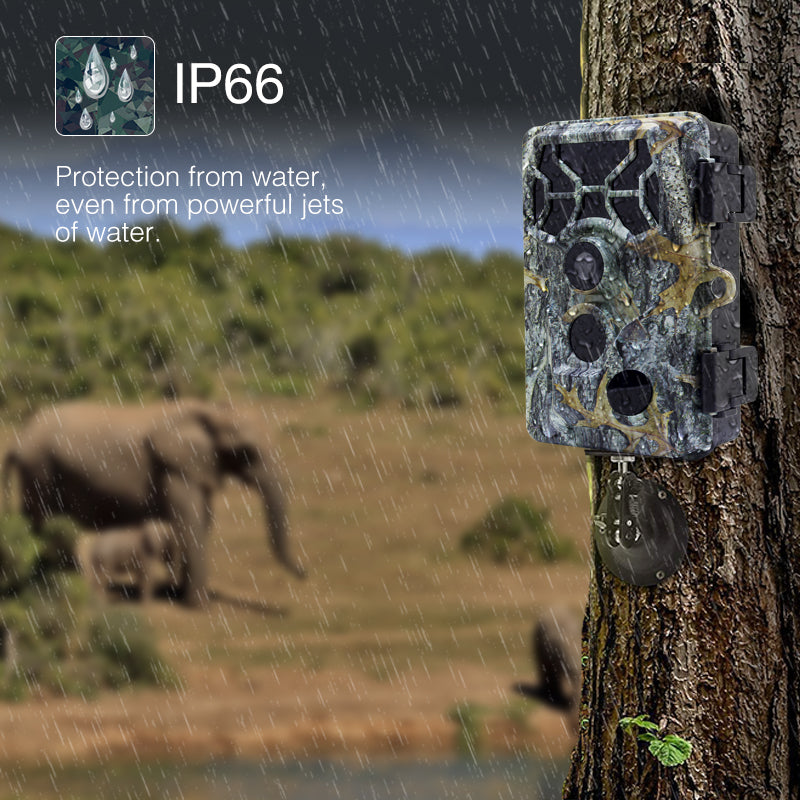 32MP Trail Camera, Game Camera with Night Vision 0.1s Trigger Time