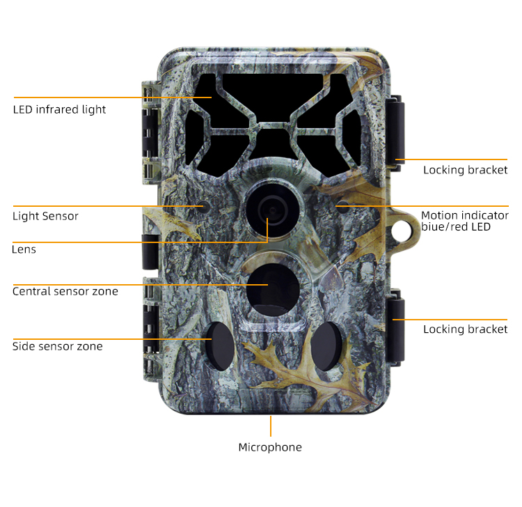 32MP Trail Camera, Game Camera with Night Vision 0.1s Trigger Time